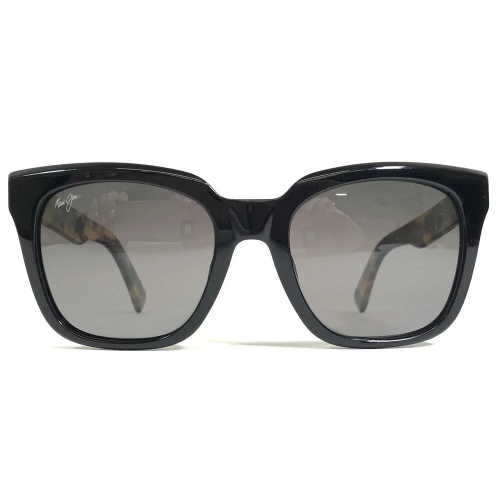 Maui Jim Sunglasses Heliconia MJ739-02B Black Tortoise with Neutral Gray Lenses